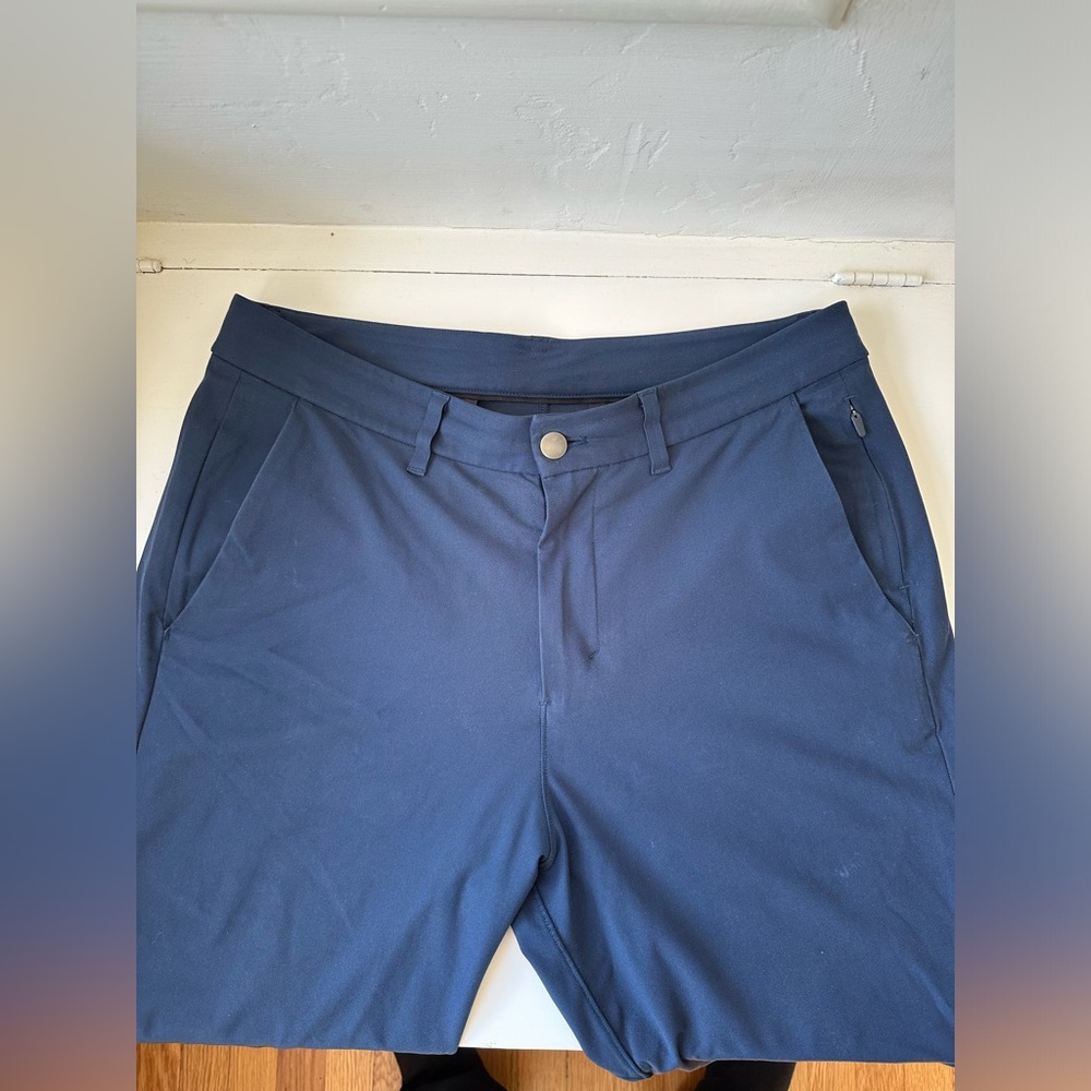 lululemon athletics commission pant 30” navy blue